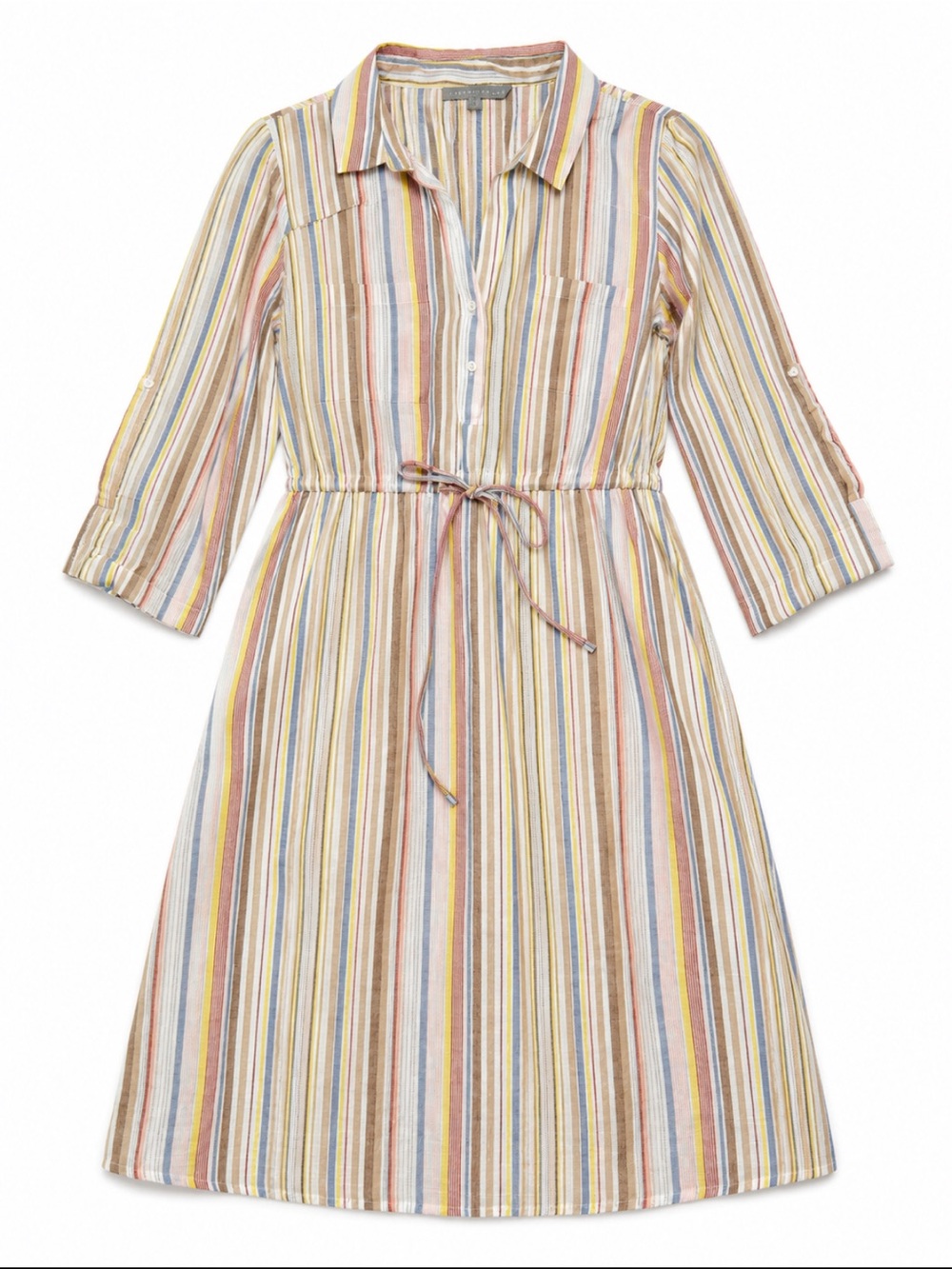 Alex & Parker Striped Shirt Dress - Picture 2 of 5